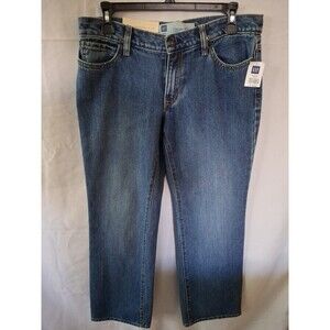 GAP Boy Cut Women's Blue Jeans Size 4 Ankle